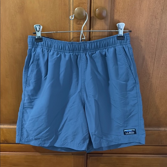 L.L. Bean Classic Supplex Sport Shorts Blue - Picture 1 of 8